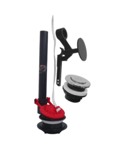 descarga con torre y boton