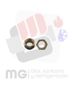 inserto de bronce estria gruesa