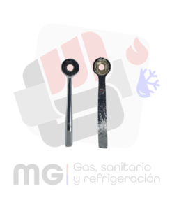 manija cromo para gas 10mm