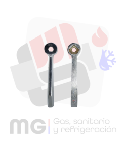 manija cromo para gas tipo quefe