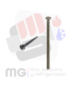 tornillo para sopapa de bronce niquelado