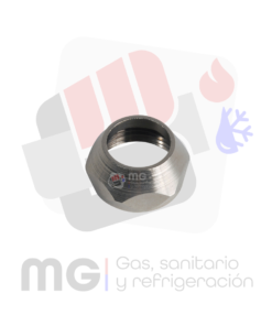 tuerca cromada de metal para pico de mesada