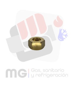 tuerca de bronce para ramal de 1-2